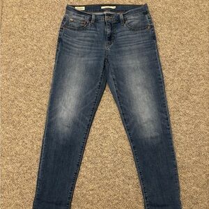 Levi's Dark Blue Straight Leg Jeans